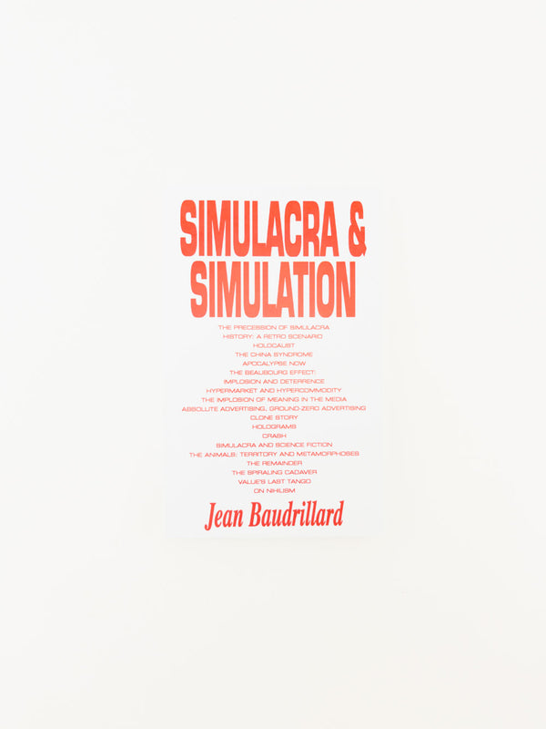 SIMULACRA & SIMULATION (3rd Ed.)