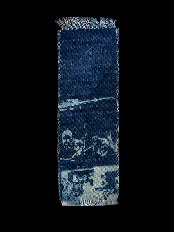 Cyanotype bookmark