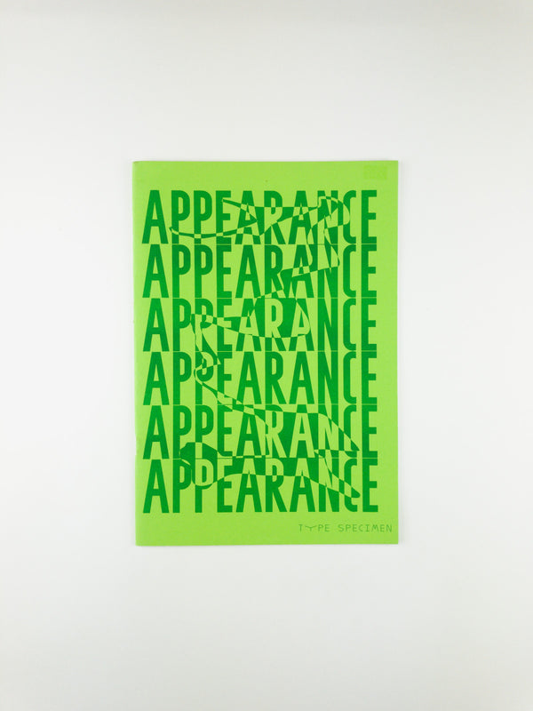 APPEARANCE / being, type specimen