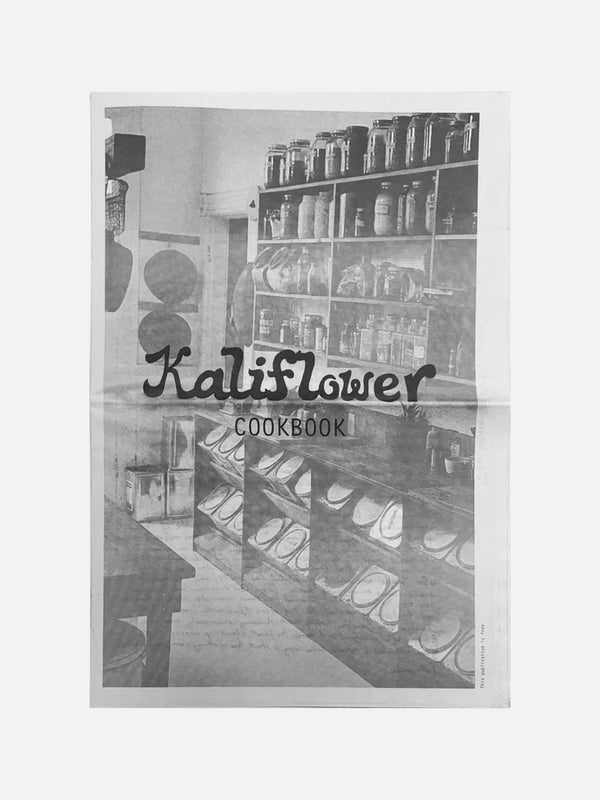 Kaliflower Cookbook by Ben Kinmont
