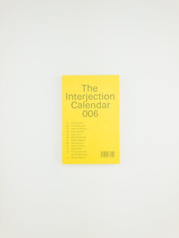 The Interjection Calendar 006