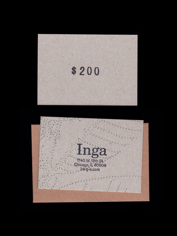 Inga Gift Card ($200)