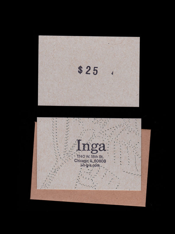 Inga Gift Card ($25)